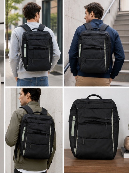 Tumi Handbags - Tumi T-Tech Burnt Black Travel Backpack